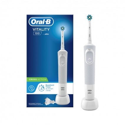 ORAL-B POWER VITALITY D100 CROSSACT BIANCO