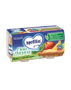 MELLIN OMOG MELA/BANANA 2X100G