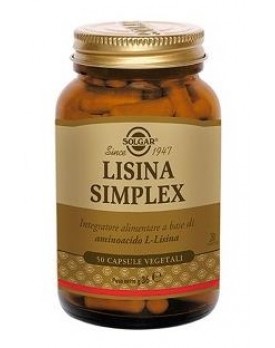 LISINA SIMPLEX 50CPS VEGETALI