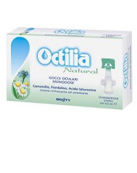 OCTILIA NATURAL GOCCE OCCHI IRRITATI E ARROSSATI 10 FLACONCINI MONODOSE 0,5 ML