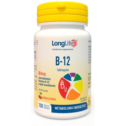 LONGLIFE B12  50mcg 100 Cpr