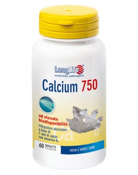 LONGLIFE CALCIUM 750MG 60TAV