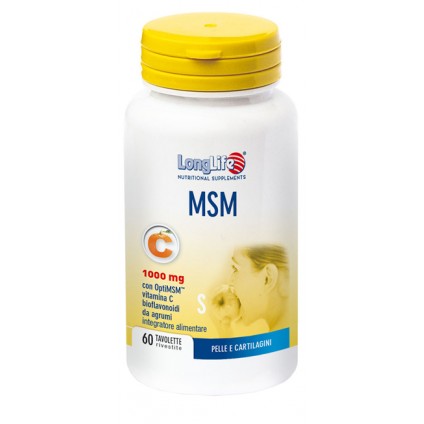 LONGLIFE MSM 1000MG 60TAV