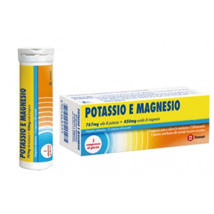 DOMPE' POTASSIO+MAGNESIO 12 COMPRESSE