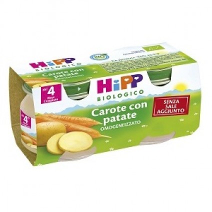 OMO HIPP Bio Carota+Pat.2x80g