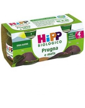 HIPP BIO OMOGENEIZZATO PRUGNA MELA 100% 2X80 G