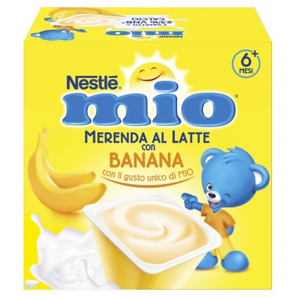 MIO MERENDA BANANA 4 X 100 G