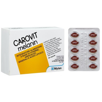 CAROVIT MELANIN S/BETACAR 20PR