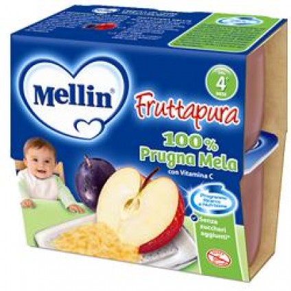 MELLIN Fr.Pura Prug/Mela4x100g