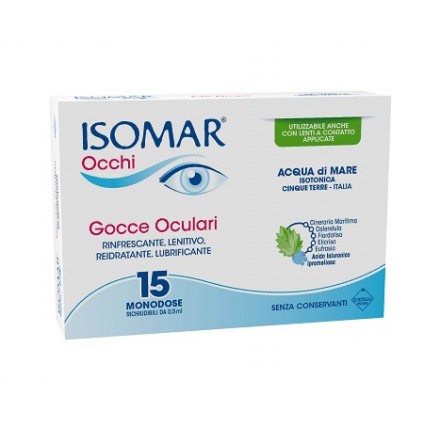 ISOMAR OCCHI GOCCE OCULARI ALL'ACIDO IALURONICO 0,20% 15 FLACONCINI