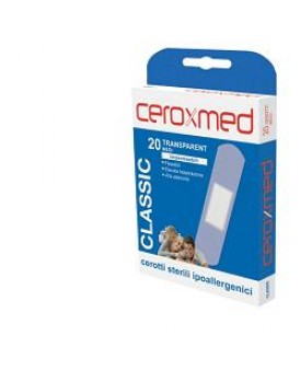 CEROXMED CLASSIC TRASPARENTI 7,2 CM X 1,9 CM 20 CEROTTI MEDI