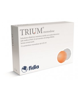 TRIUM MONODOSE GTT OCUL 15FL