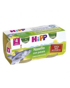 HIPP OMOGENEIZZATO NASELLO CON PATATE 2X80 G