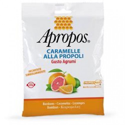 APROPOS CARAMELLE ALLA PROPOLI GUSTO AGRUMI 50 G