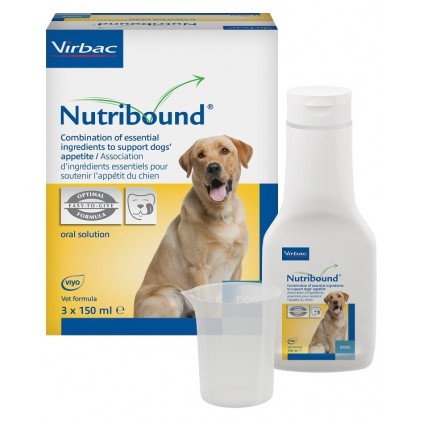 NUTRIBOUND SOLUZIONE ORALE APPETIBILE PER CANI 3 FLACONI DA150 ML