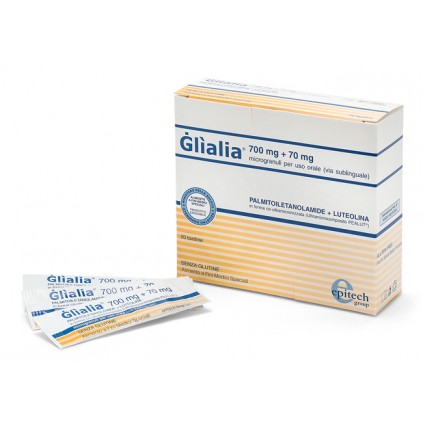 GLIALIA 700MG + 70MG MICROGRANULI USO ORALE VIA SUBLINGUALE20 BUSTINE 1,27 G