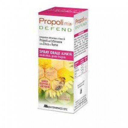 PROPOLIMIX DEFEND SPRAY ORALE JUNIOR ANALCOLICO 30 ML GUSTOFRAGOLA