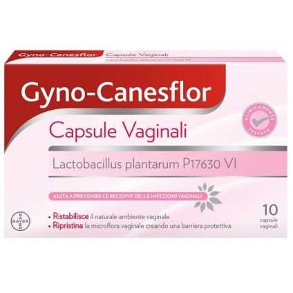 GYNOCANESFLOR 10CPS VAGINALI