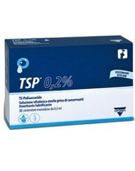 TSP 0,2% SOLUZIONE OFTALMICA UMETTANTE LUBRIFICANTE 30 FLACONCINI MONODOSE 0,5 ML