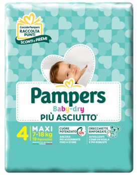 PAMPERS BD DOWNCOUNT MAXI 19PZ