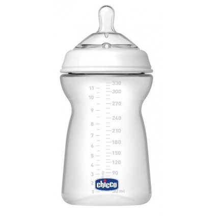 CHICCO BIBERON NATURAL FEEL 6 MESI+330 ML VELOCE