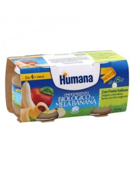 OMO HUMANA Mela-Banana  2x100g