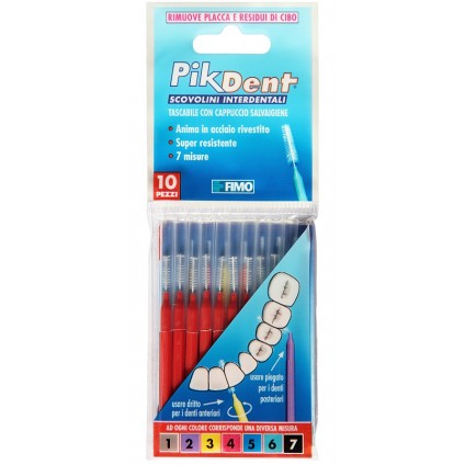 PIKDENT Scov.4 Rosso 0,7mm10pz