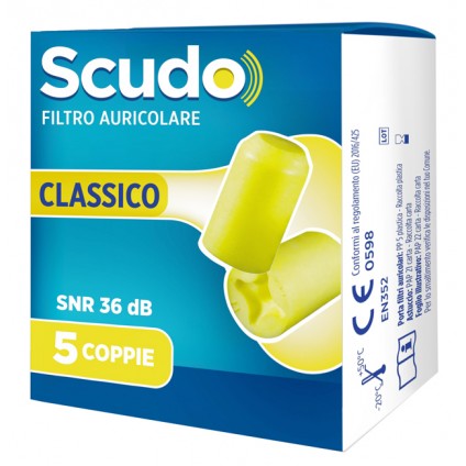 EARPLUG SCUDO CLASSIC 5 COPPIE