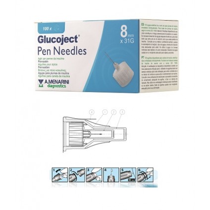 GLUCOJECT AGO PENNA 8MM G31