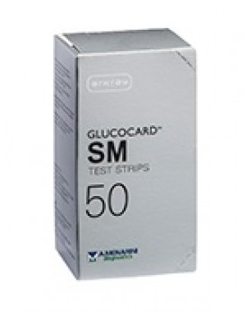 GLUCOCARD SM Test Strips 50pz