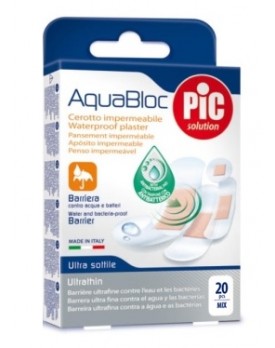 CEROTTO PIC AQUABLOC MIX ANTIBATTERICO 20 PEZZI