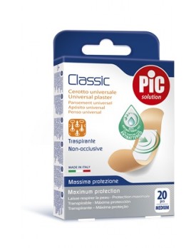 CEROTTO PIC CLASSIC 19X72 MM ANTIBATTERICO 20 PEZZI