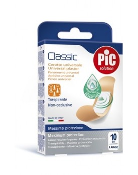 CEROTTO PIC CLASSIC 25X72 MM 10 ANTIBATTERICO 10 PEZZI