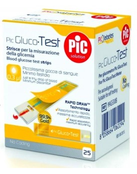 PIC STRISCE GLUCOTEST 25PZ