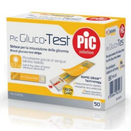 PIC STRISCE GLUCOTEST 50PZ