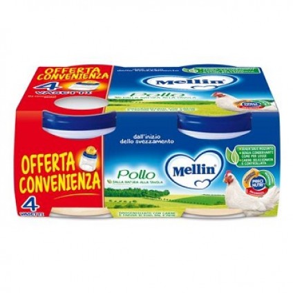 MELLIN OMOG POLLO 4X80G