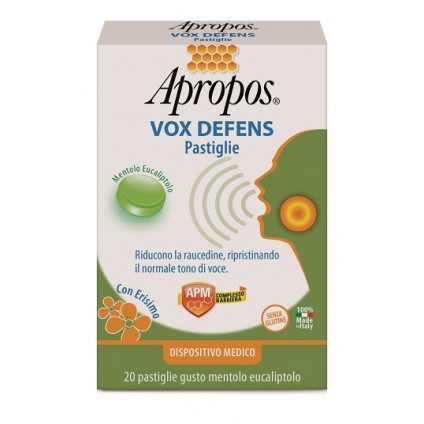 APROPOS VOX DEFENS MENTOLO EUCALIPTOLO 20 PASTIGLIE