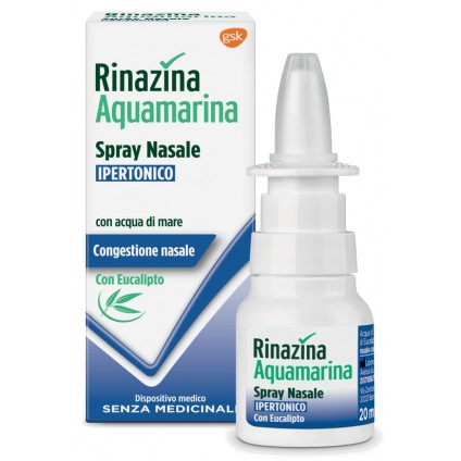 RINAZINA AQUAMARINA SPRAY NASALE IPERTONICO CON EUCALIPTO 20 ML