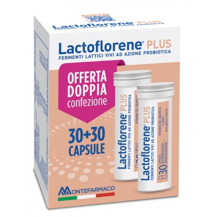 LACTOFLORENE PLUS BIPACK 30 CAPSULE 26,40 G