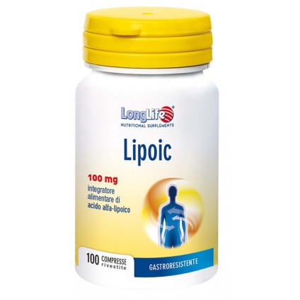 LONGLIFE LIPOIC 100mg 100Cps