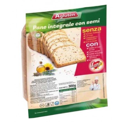 AGLUTEN PANE INTEGRALE CON SEMI 300 G