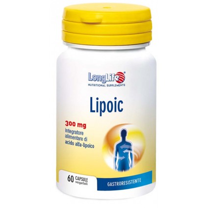 LONGLIFE LIPOIC 300mg 60 Cps