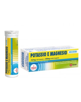 DOMPE' POTASSIO E MAGNESIO SENZA ZUCCHERO 12 COMPRESSE