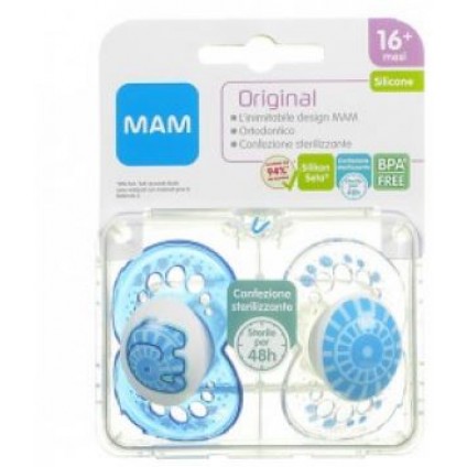 MAM ORIGINAL SUCCHIETTO 16+ SILICONE CONFEZIONE DOPPIA