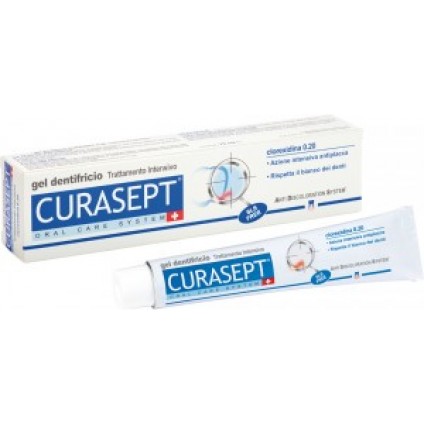 CURASEPT DENTIFRICIO GEL 0,20% CON ADS LENITIVO 75 ML