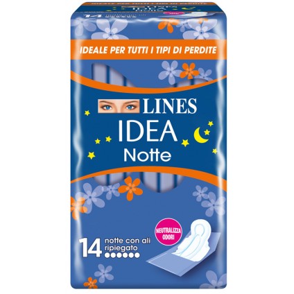 LINES IDEA NOTTE CON ALI RIPIEGATE 14 PEZZI