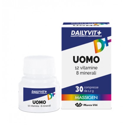 DAILYVIT+ UOMO MULTIVITAMINICO E MULTIMINERALE 30 COMPRESSERIVESTITE