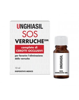 DISPOSITIVO MEDICO PER VERRUCHE IN FLACONE CON PENNELLINO 10 ML + 9 CEROTTI COPRIVERRUCA