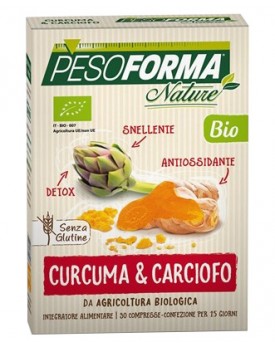 PESOFORMA NATURE CURCUMA & CARCIOFO BIO 30 COMPRESSE