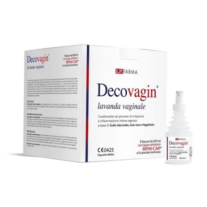 DECOVAGIN 5 FLACONI DA 100 ML + 5 CANNULE MONOUSO
